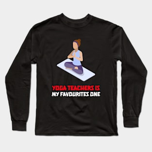 Yoga teachers, design Long Sleeve T-Shirt